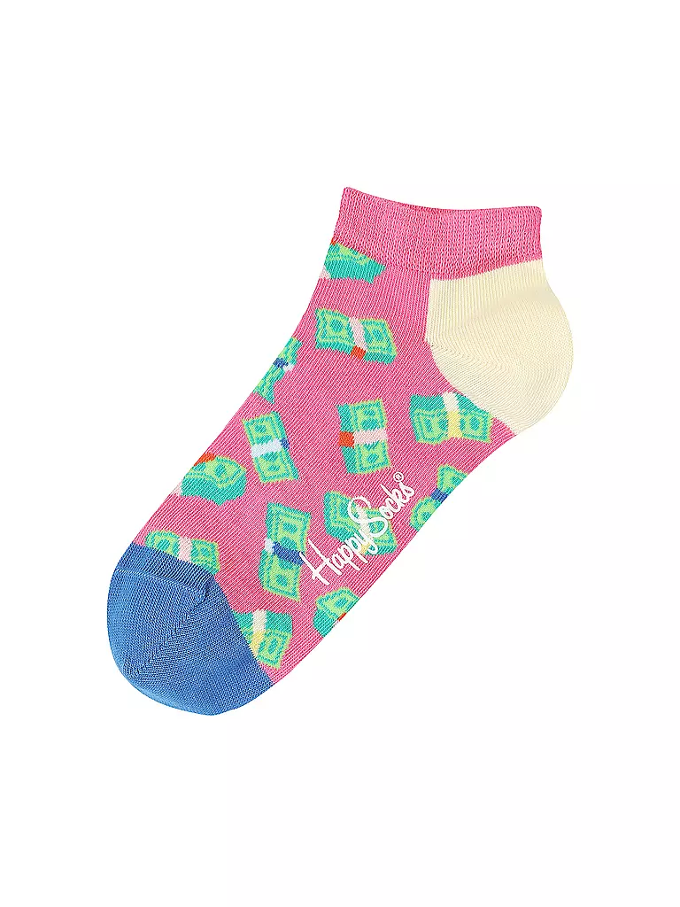 HAPPY SOCKS | Damen Sneaker Socken MONKEY MONEY 36-40 pink | pink