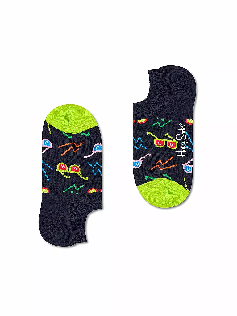 HAPPY SOCKS | Damen Sneaker Socken NO SHOW SUNNY DAY 36-40 dark blue / navy | blau