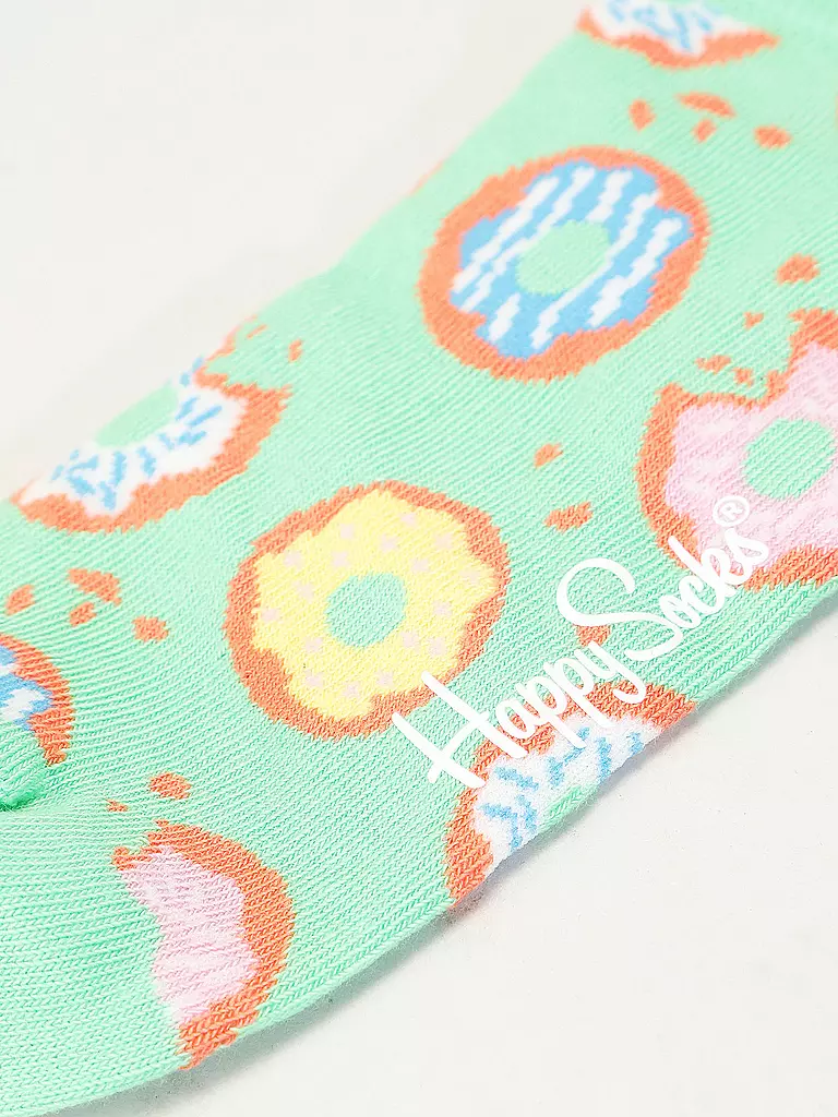 HAPPY SOCKS | Damen Socken 36-40 DONUT light green  | grün