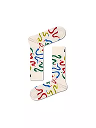 HAPPY SOCKS | Damen Socken 36-40 SNAKES white | creme