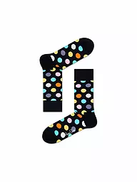 HAPPY SOCKS | Damen Socken BIG DOT 36-40 black | schwarz