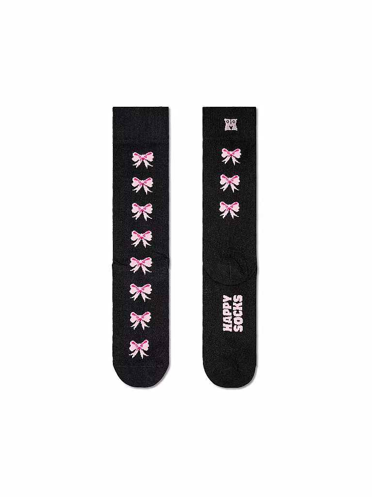 HAPPY SOCKS | Damen Socken BOW 36-40 black | schwarz