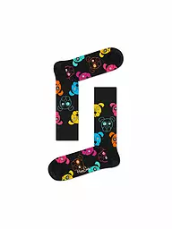 HAPPY SOCKS | Damen Socken DOG 36-40 black | schwarz