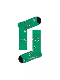 HAPPY SOCKS | Damen Socken FOOTBALL 36-40 bunt | Grün