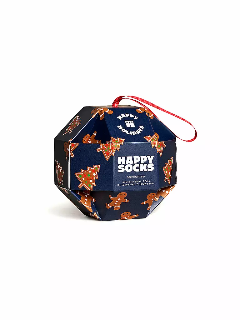 HAPPY SOCKS | Damen Socken GINGERBREAD COOKIES 36-40 navy | dunkelblau