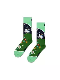 HAPPY SOCKS | Damen Socken PEGASUS LAND 36-40 light green | grün