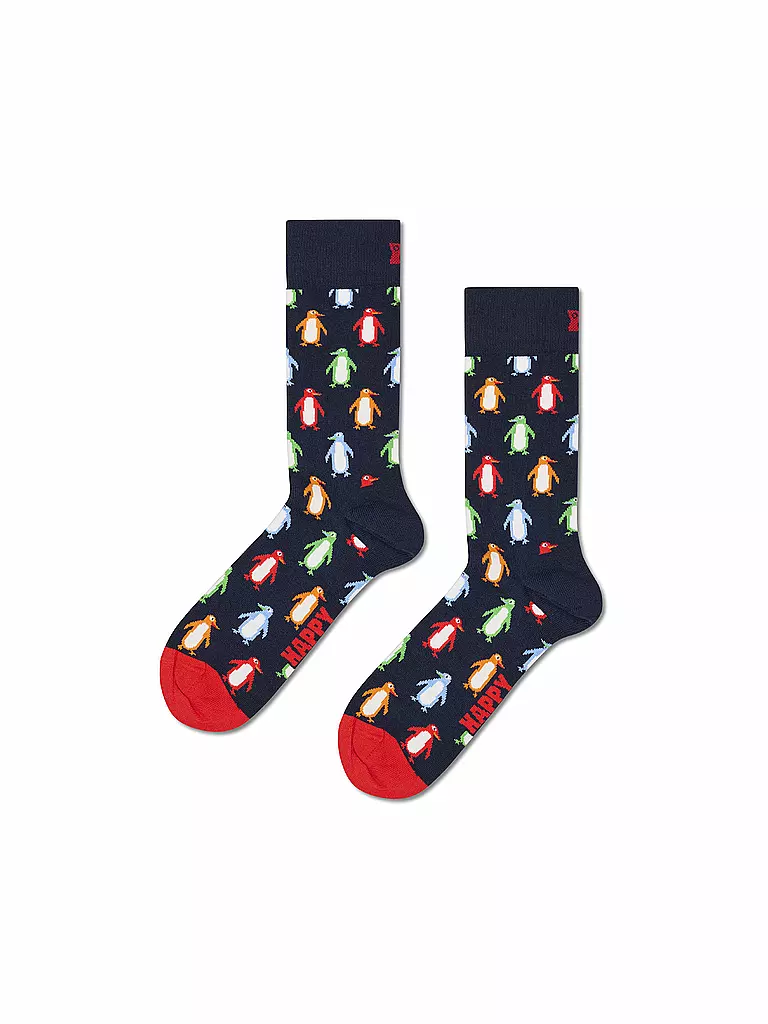 HAPPY SOCKS | Damen Socken PENGUIN 36-40 navy | Dunkelblau