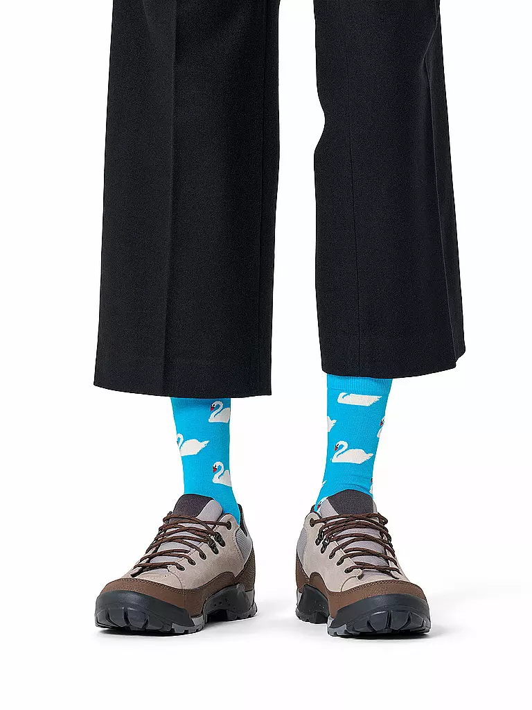 HAPPY SOCKS | Damen Socken SWAN 36-40 light blue | hellblau