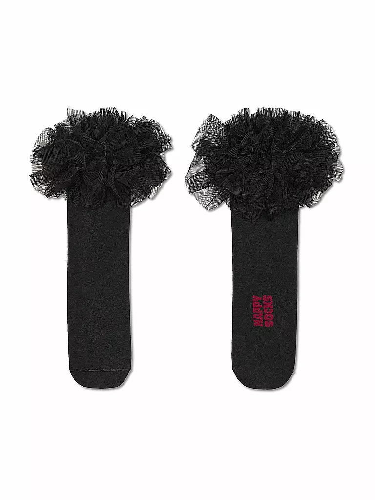 HAPPY SOCKS | Damen Socken TULLE 36-40 black | schwarz