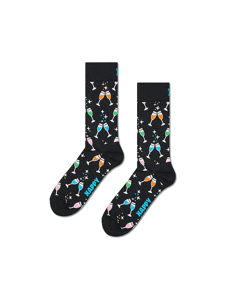 HAPPY SOCKS | Herren Geschenkbox Socken CELEBRATIONS SOCKS 3er Pkg 41-46 black | Schwarz