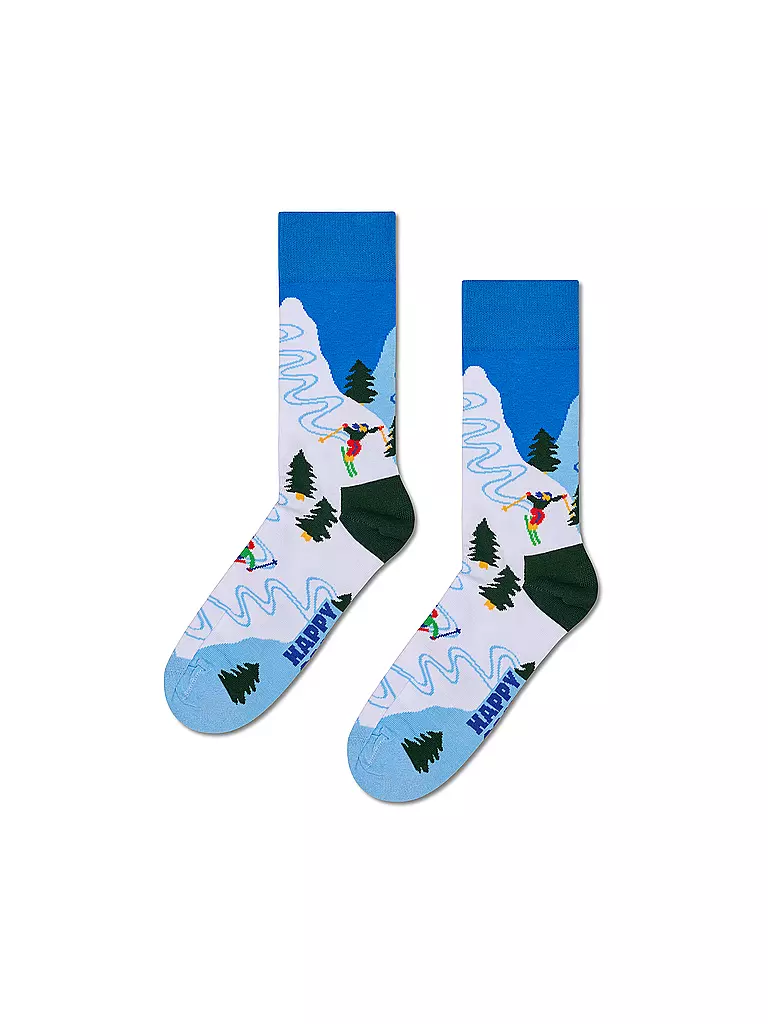 HAPPY SOCKS | Herren Geschenkset 2er Pkg WINTER SPORTS 41-46 white | Weiss