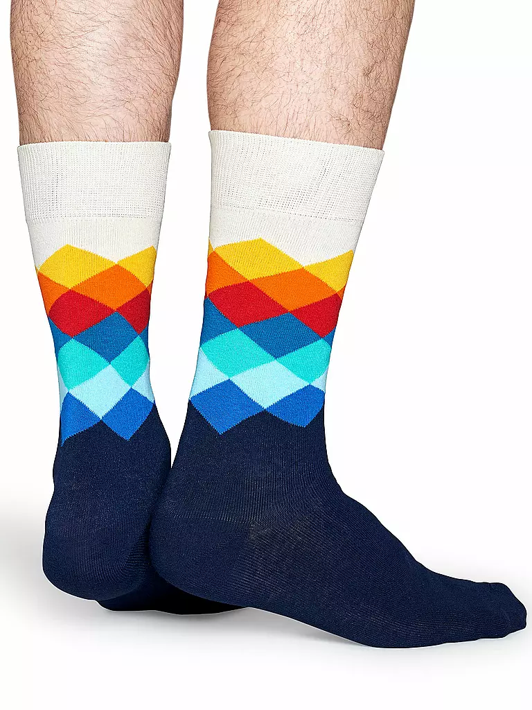 HAPPY SOCKS | Herren Geschenkset Socken BIG DOTS 4er Pkg blue | bunt