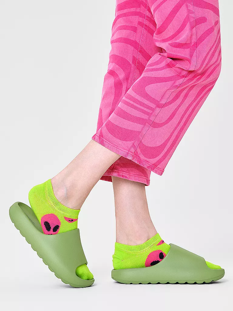 HAPPY SOCKS | Herren Sneaker Socken ALIEN green | grün