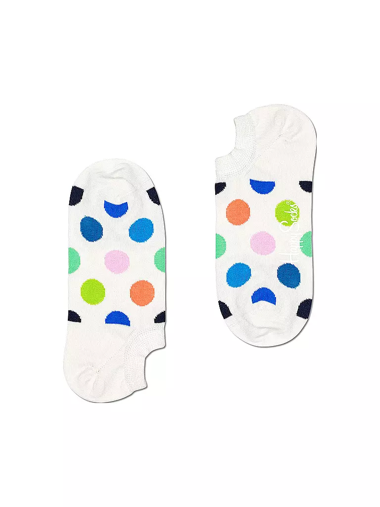 HAPPY SOCKS | Herren Sneaker Socken NO SHOW BIG DOT bunt | bunt