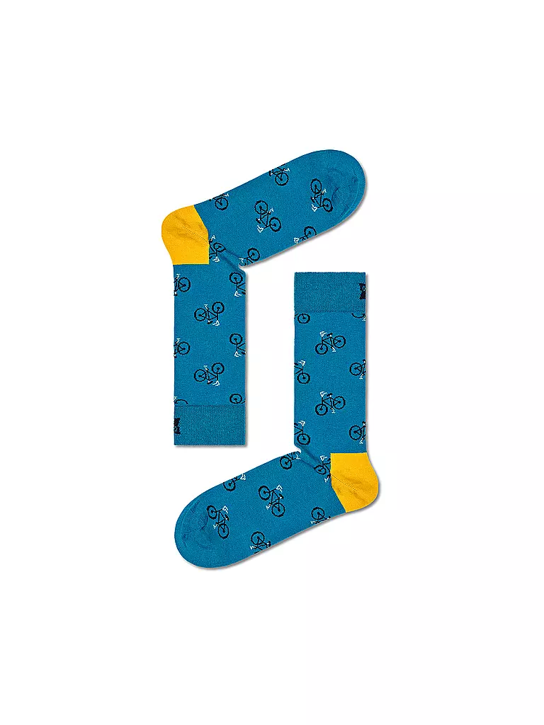 HAPPY SOCKS | Herren Socken 41-46 BIKE turquoise | petrol