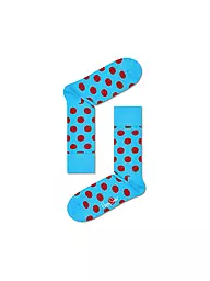 HAPPY SOCKS | Herren Socken BIG DOT light blue | hellblau