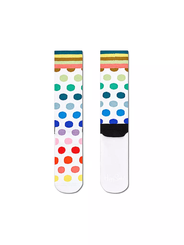 HAPPY SOCKS | Herren Socken BIG DOTS 41-46 white | bunt