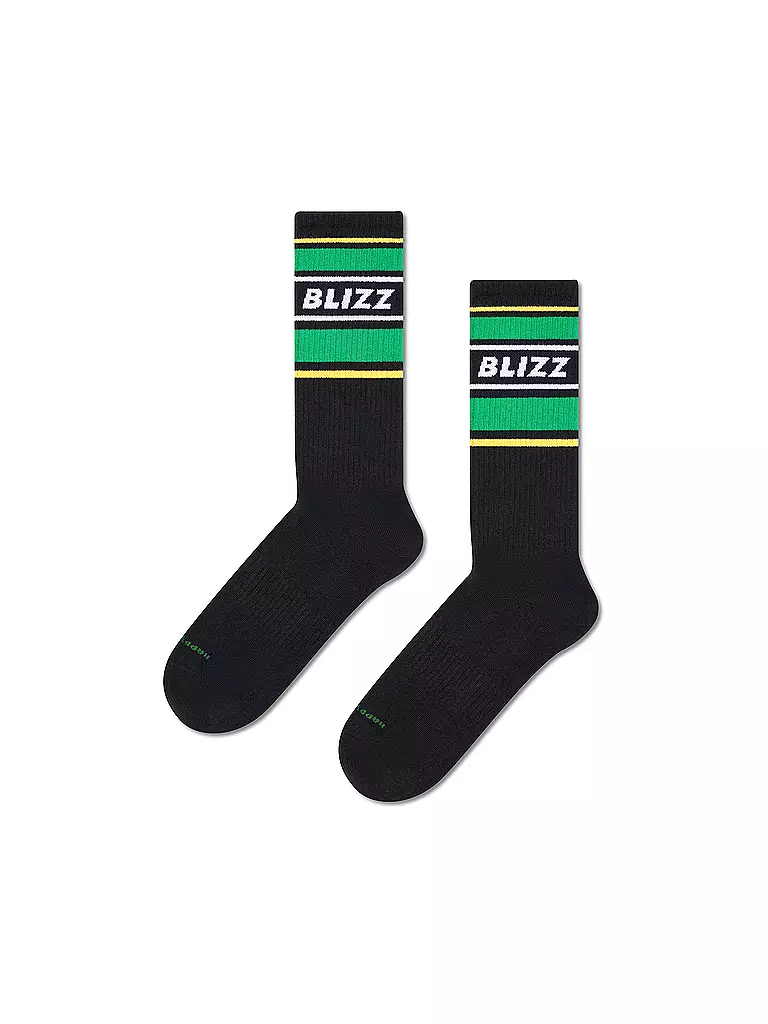 HAPPY SOCKS | Herren Socken BLIZZ SNEAKER 41-46 black | schwarz