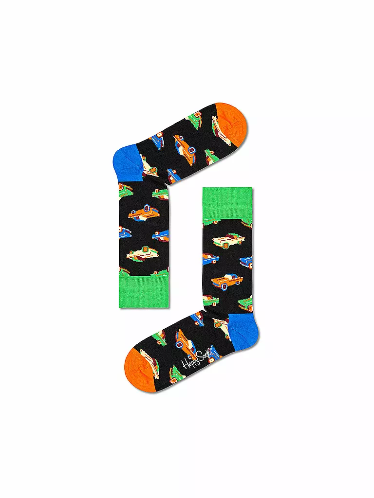 HAPPY SOCKS | Herren Socken CAR black / multi | schwarz