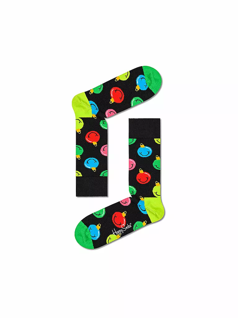 HAPPY SOCKS | Herren Socken Geschenkbox BIG DOT black / multi | schwarz