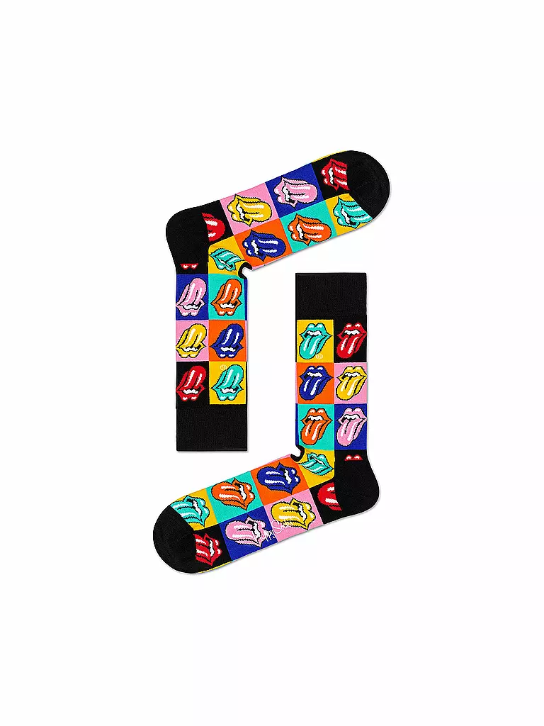 HAPPY SOCKS | Herren-Socken "Rolling Stones" 41-46 | bunt