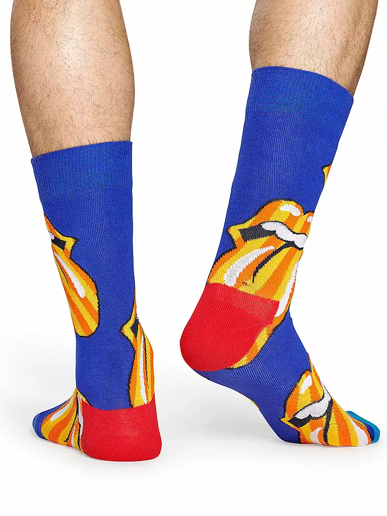 HAPPY SOCKS | Herren-Socken "Rolling Stones" 41-46 | bunt