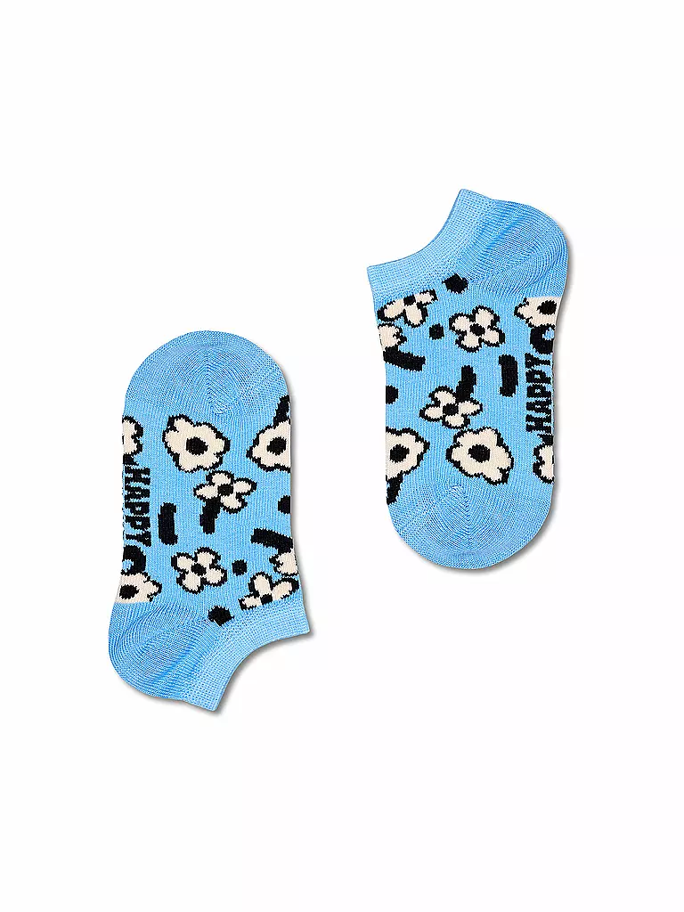 HAPPY SOCKS | Kinder Sneaker Socken FLOWER 2er Pkg light blue | hellblau