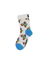 HAPPY SOCKS | Kinder Socken MOTORBIKE grey | hellgrau
