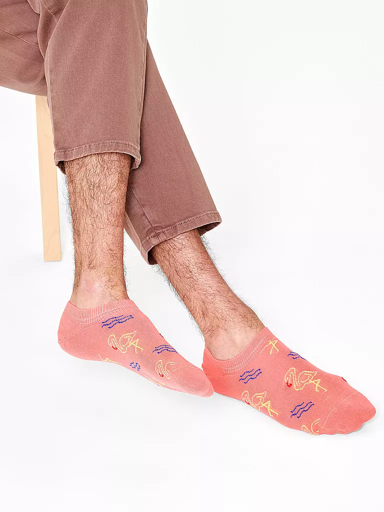 HAPPY SOCKS | Sneaker Socken FLAMINGO NO SHOW 36-40 medium orange | orange