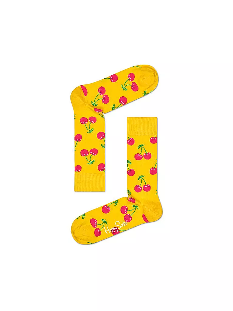 HAPPY SOCKS | Socken "Cherry" | gelb