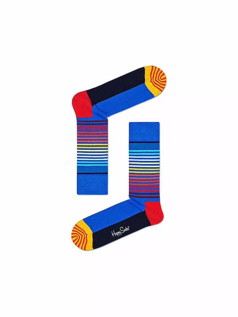 HAPPY SOCKS | Socken Half Stripe | blau