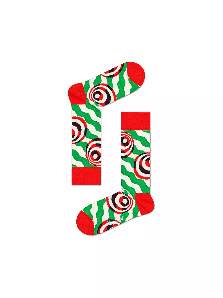 HAPPY SOCKS | Weihnachts-Socken Geschenkset 4er Pkg Holiday | bunt