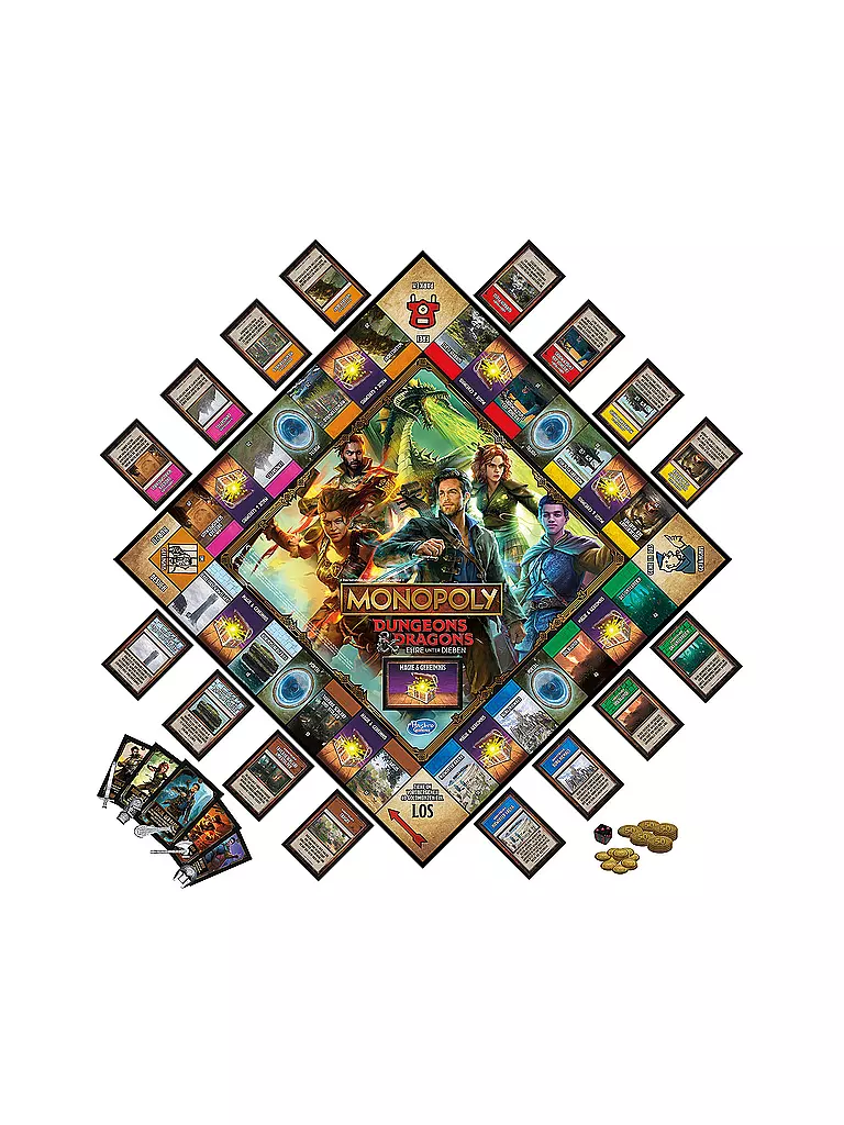 HASBRO | Brettspiel - Monopoly Dungeons & Dragons: Ehre unter Dieben | keine Farbe