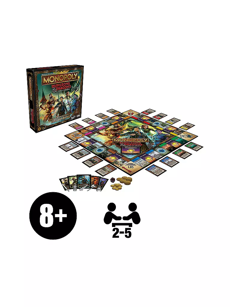 HASBRO | Brettspiel - Monopoly Dungeons & Dragons: Ehre unter Dieben | keine Farbe