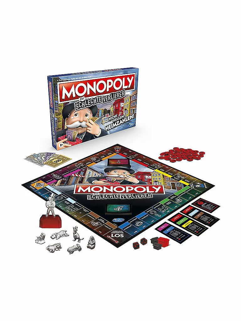 HASBRO | Brettspiel - Monopoly für schlechte Verlierer | keine Farbe