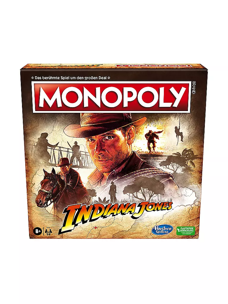 HASBRO | Brettspiel - Monopoly Indiana Jones Spiel | keine Farbe