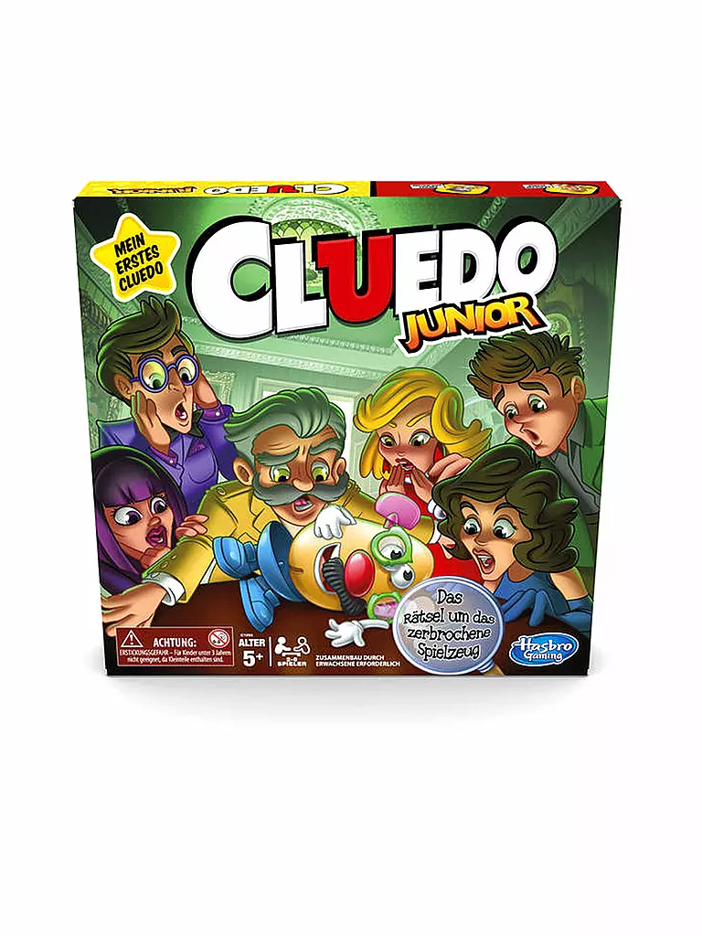 HASBRO | Cluedo Junior Brettspiel | keine Farbe