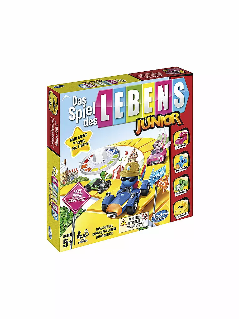 HASBRO | Das Spiel des Lebens Junior | transparent