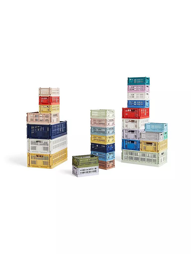 HAY | Aufbewahrungsbox Colour Crate S | hellgrau