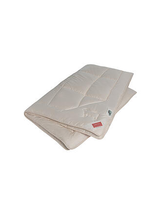 HEFEL | Bettdecke BIO WOOL 140x200cm Naturweiss