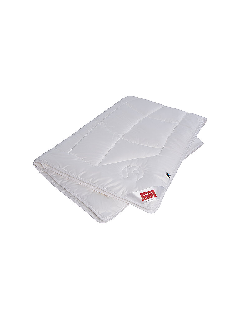 HEFEL Couette d'été KlimaControl 200x200cm 390g blanc