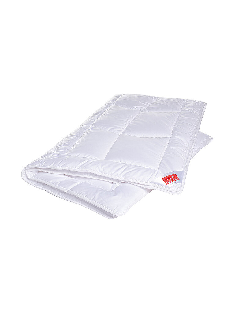 HEFEL Bettdecke 140x200cm VITAL SOFT Wiess weiss