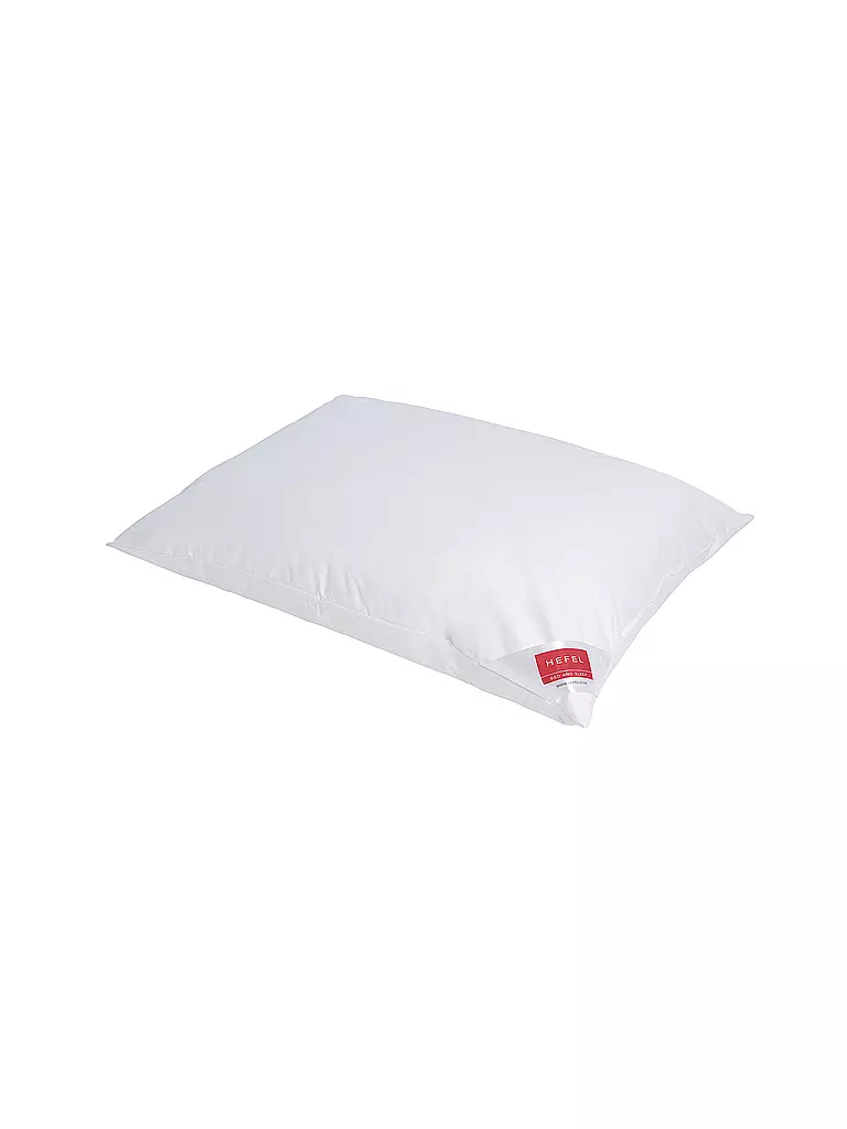 HEFEL | 3 Kammer Kissen "DeLuxe Down" 70x90cm (2x100g/600g) | weiss