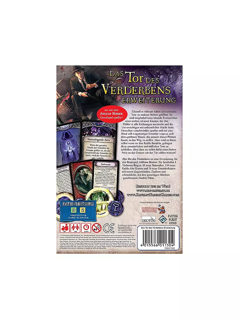 HEIDELBERGER SPIELEVERLAG | Arkham Horror - Tor des Verderbens (Erweiterung) | transparent