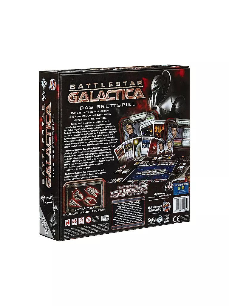 HEIDELBERGER SPIELEVERLAG | Battlestar  Calactica - Der Kampfstern ist zurück  | transparent