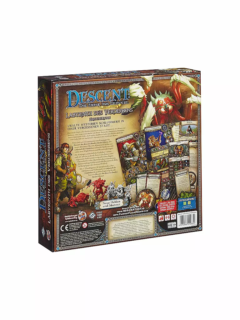 HEIDELBERGER SPIELEVERLAG | DDescent - Labyrinth des Verderbens | transparent