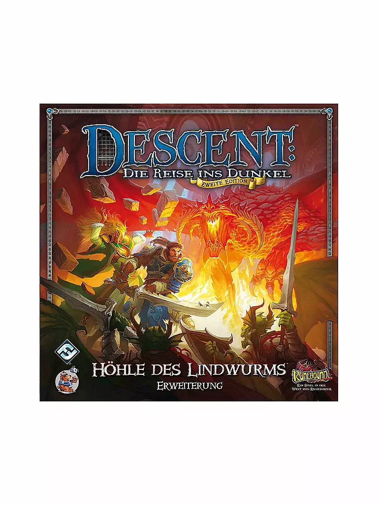 HEIDELBERGER SPIELEVERLAG | Descent 2nd Edition - Die Höhle des Lindwurms | keine Farbe