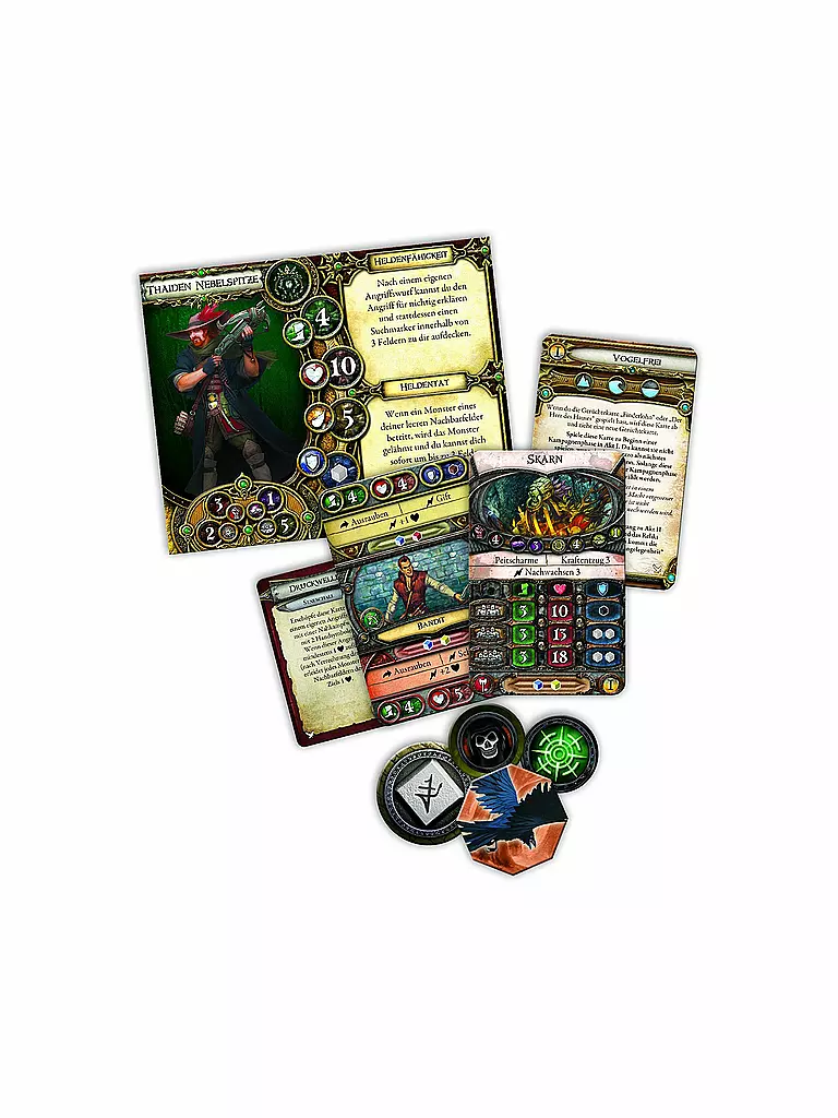 HEIDELBERGER SPIELEVERLAG | Descent 2nd Edition - Schloss Rabenfels (Erweiteurng) | transparent