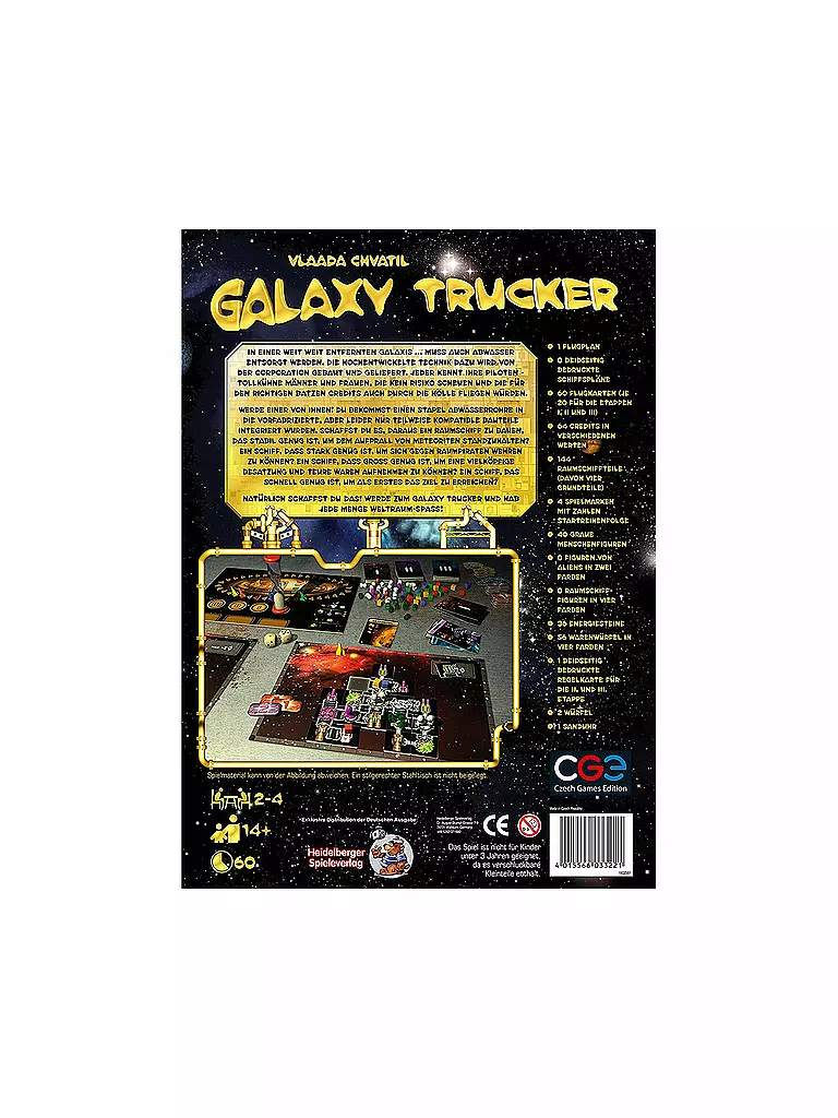 HEIDELBERGER SPIELEVERLAG | Galaxy Trucker | transparent