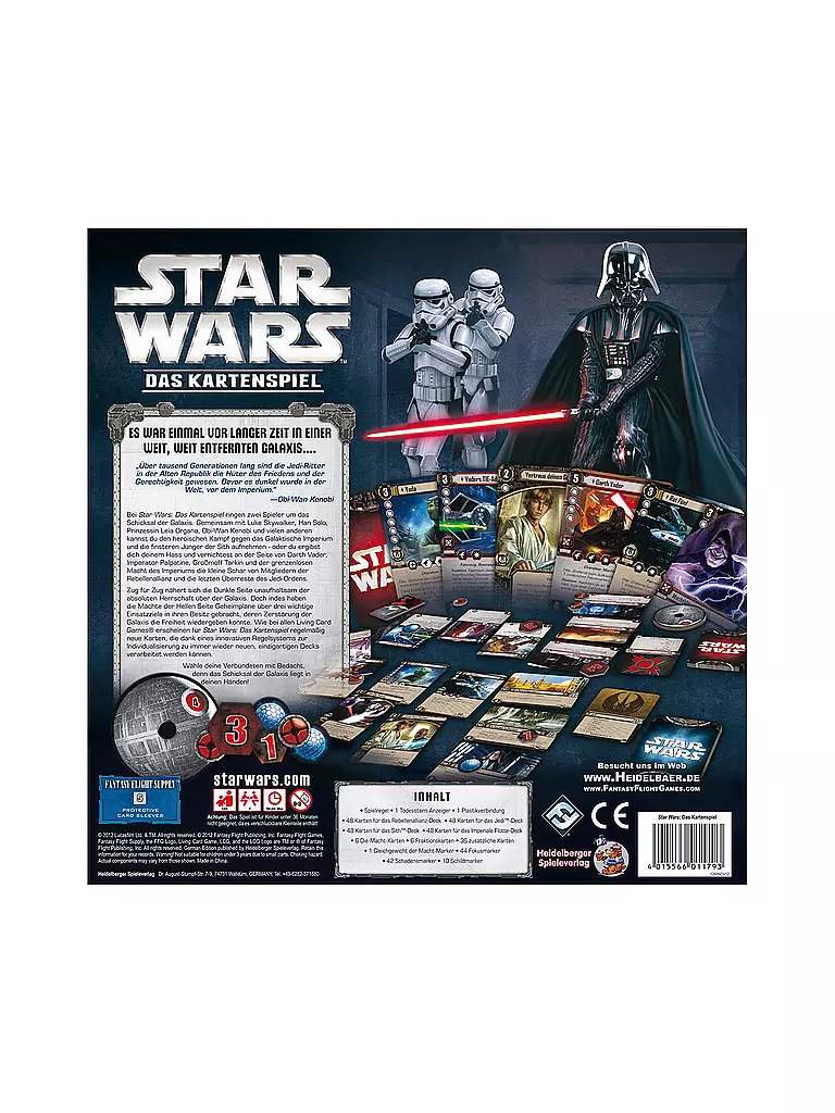 HEIDELBERGER SPIELEVERLAG | Star Wars- Das Kartenspiel (Grundspiel) | transparent